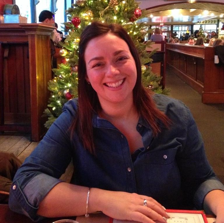 Image of Heather in a restaurant